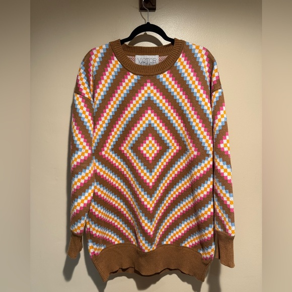 Victor Glemaud diamond Patterned Sweater 2XL - Picture 1 of 9